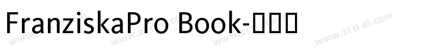 FranziskaPro Book字体转换
